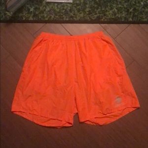 Ralph Lauren RLX Safety Orange Running Shorts